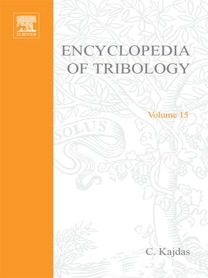 cover image of Encyclopedia of Tribology